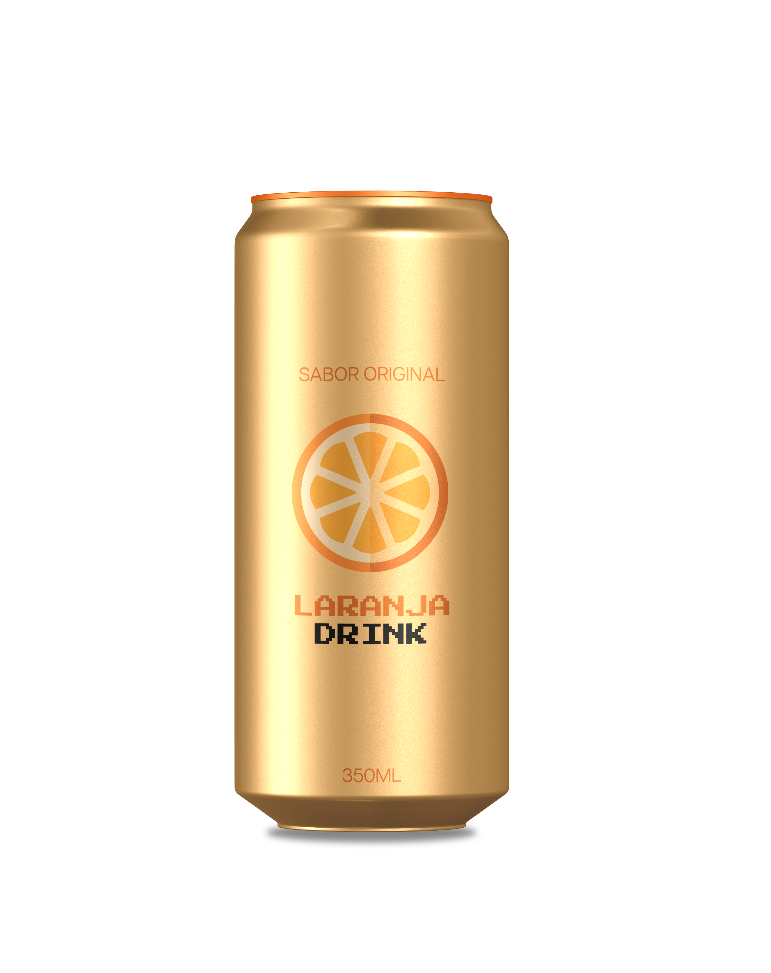 Lata Refrigerante Laranja