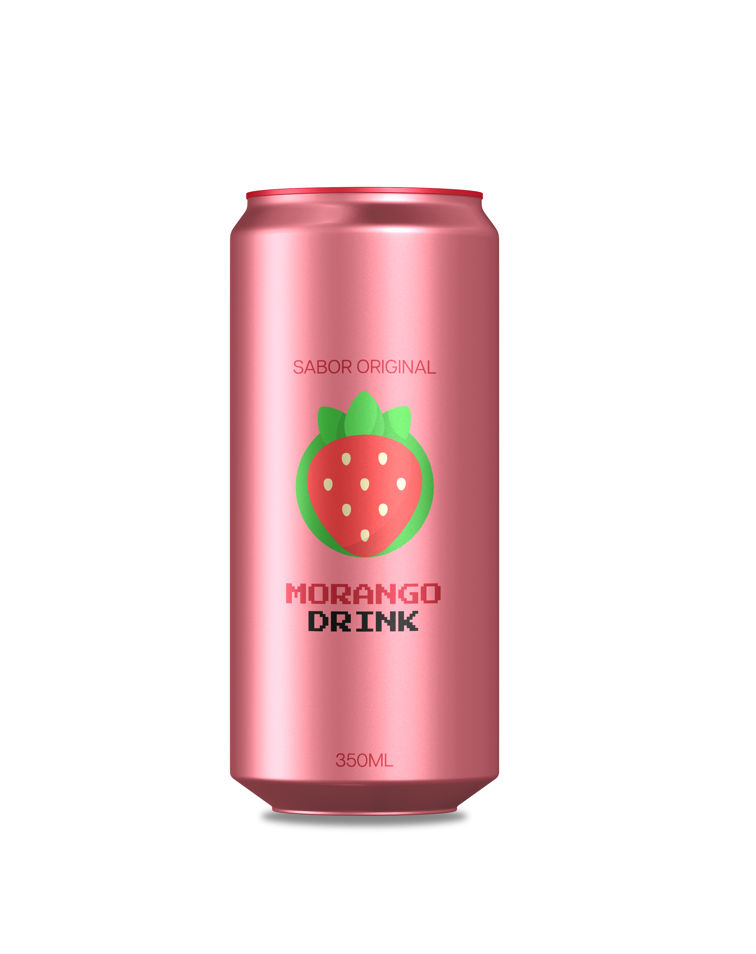 Lata Refrigerante Morango